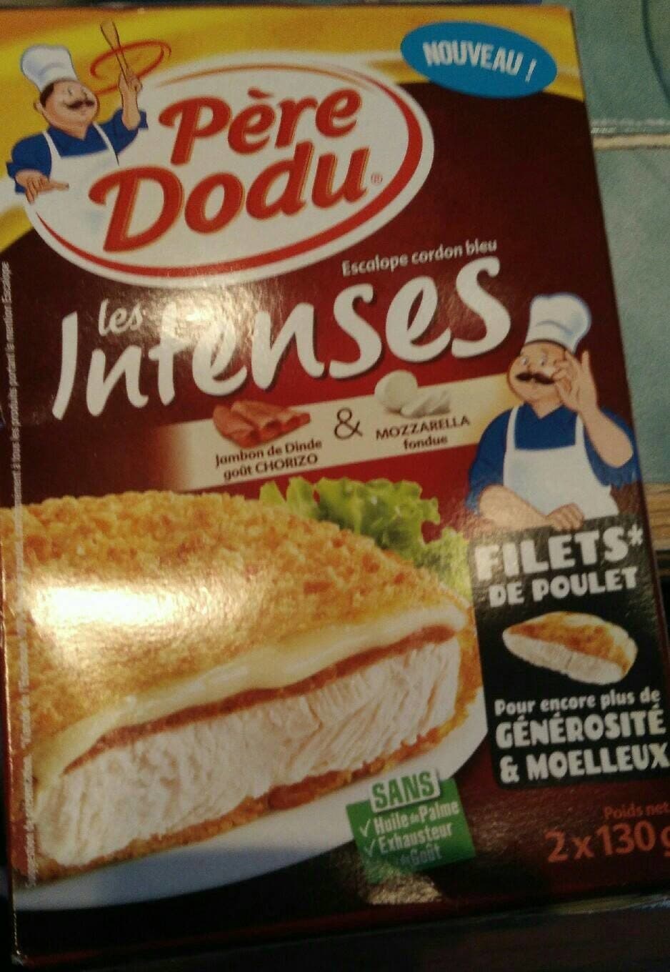 Pere Dodu Escalope cordon bleu les intenses packshot