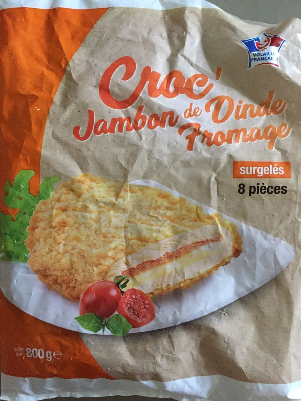 U Croc jambon de dinde fromage packshot