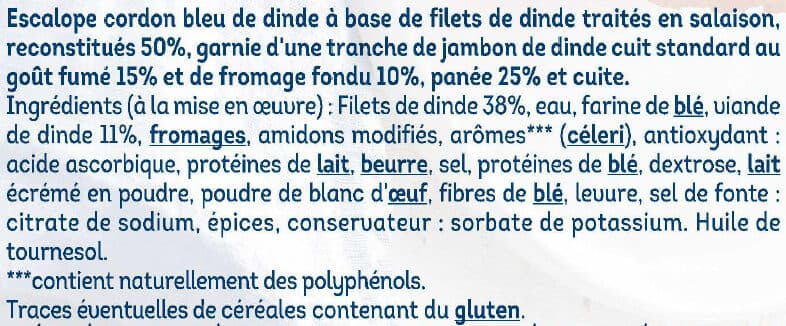Père Dodu L'authentique escalope cordon bleu packshot
