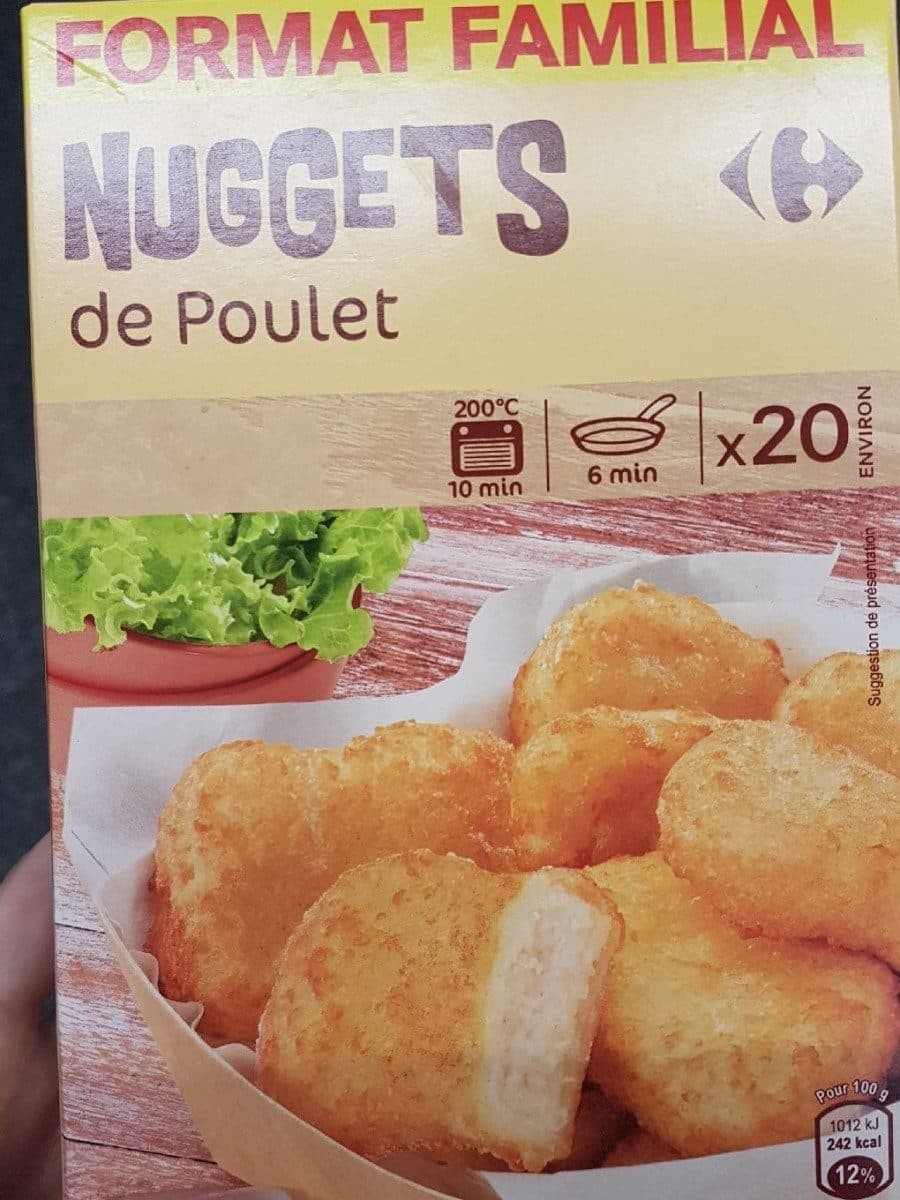 Open Food Facts Nuggets de poulet packshot