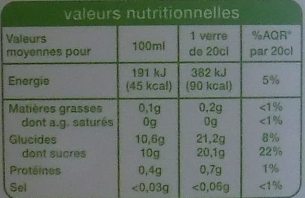 Auchan Jus Multifruits - Flash pasteurisé packshot