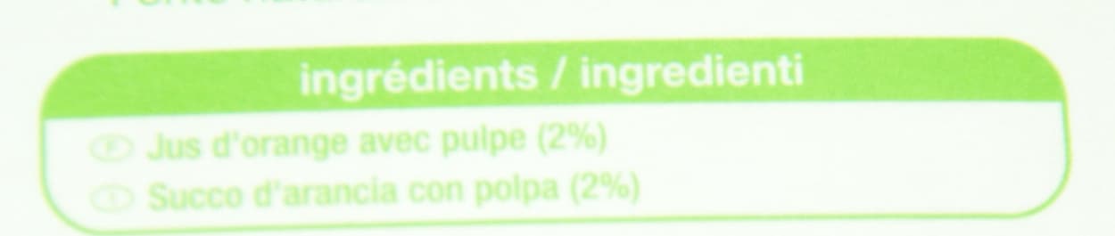 Auchan 100 % Pur jus PRESSé - orange - avec pulpe packshot