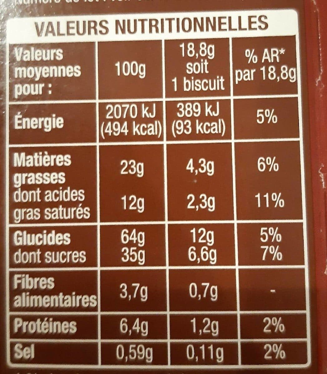 Auchan Mon goûter fondant chocolat packshot