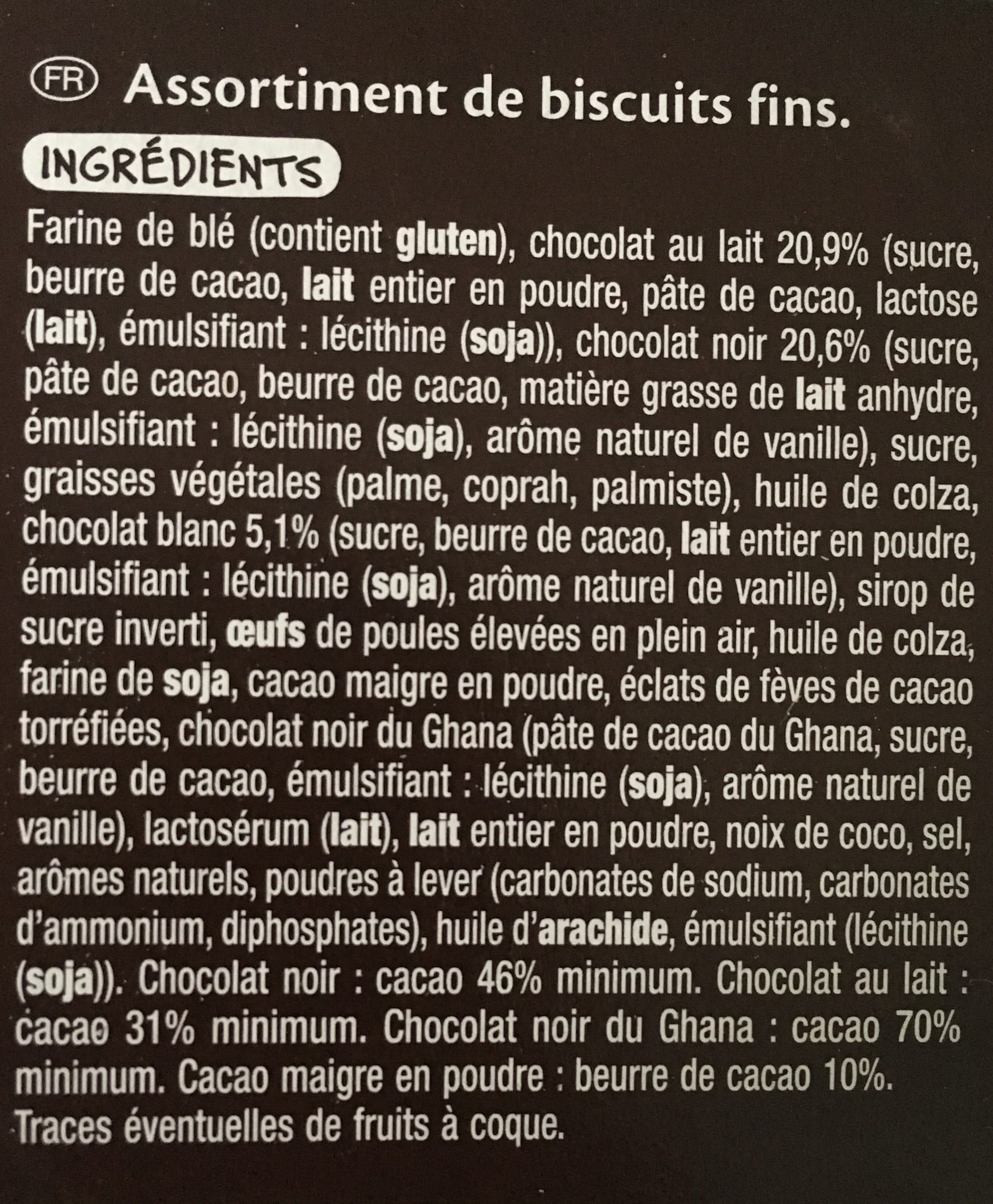 Mmm! Mmm! Assortiment de biscuits tout chocolat packshot
