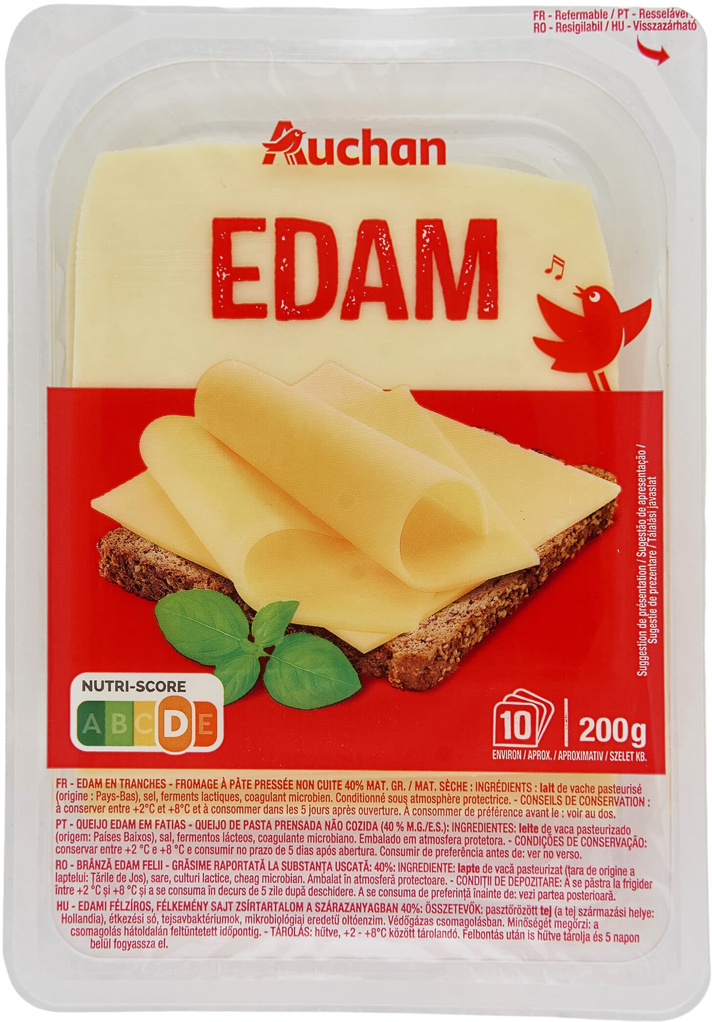 Auchan Edam packshot