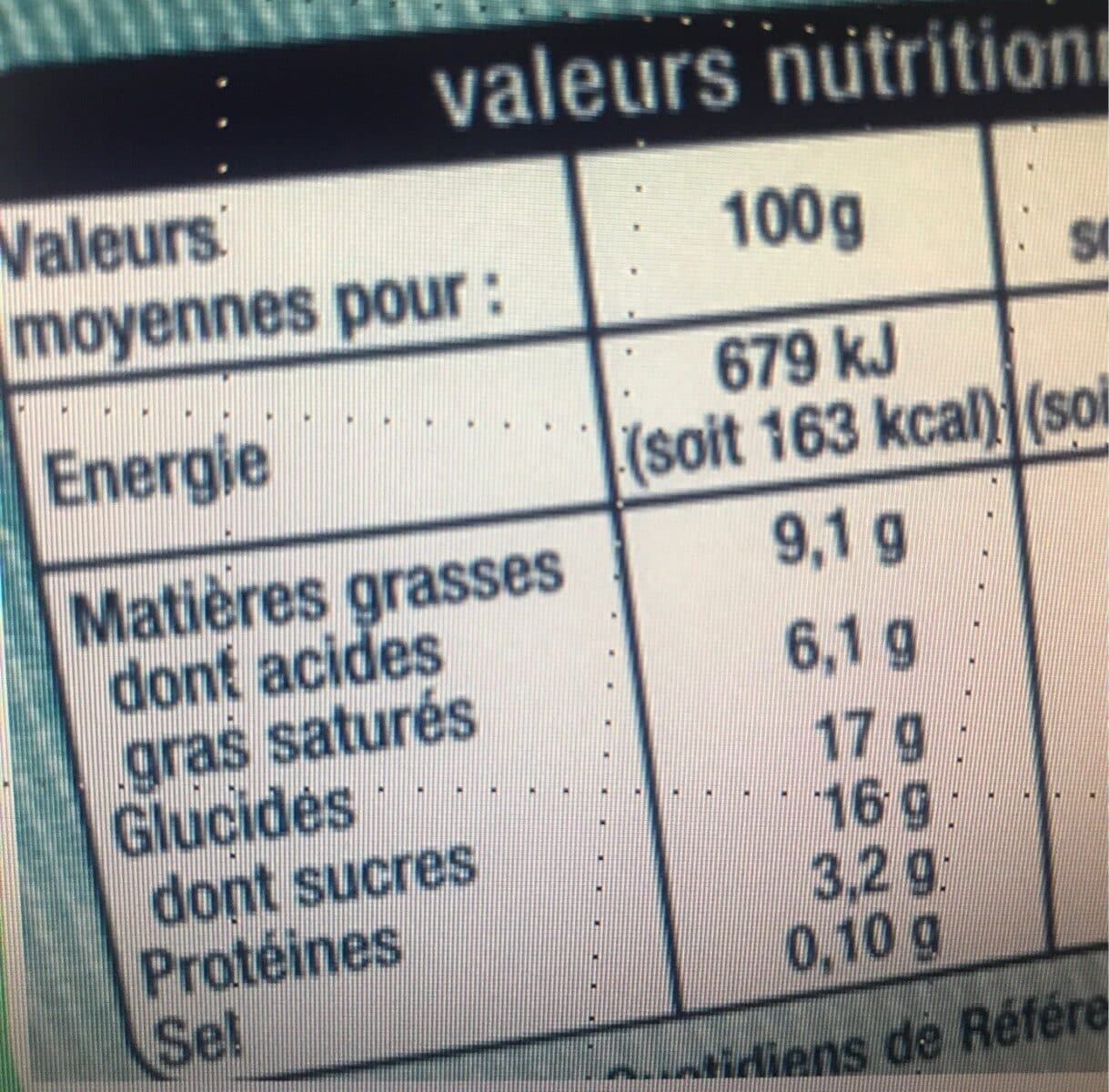 Auchan Mousse liégeoisesaveur vanille packshot