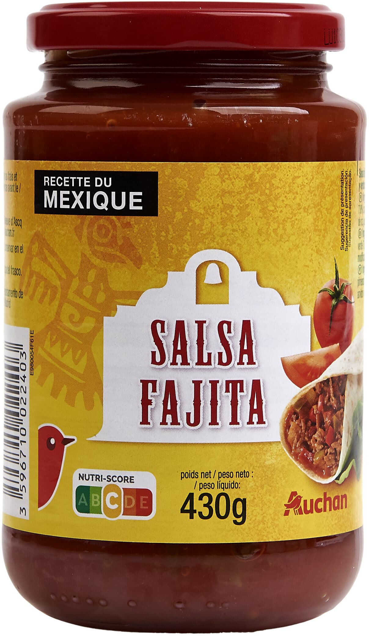 Auchan Salsa fajita packshot