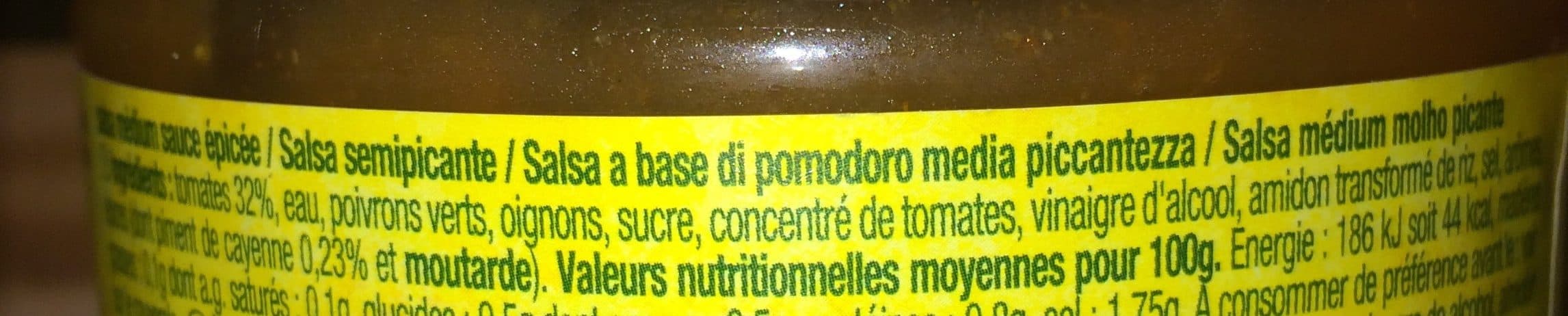 Auchan Salsa Médium packshot