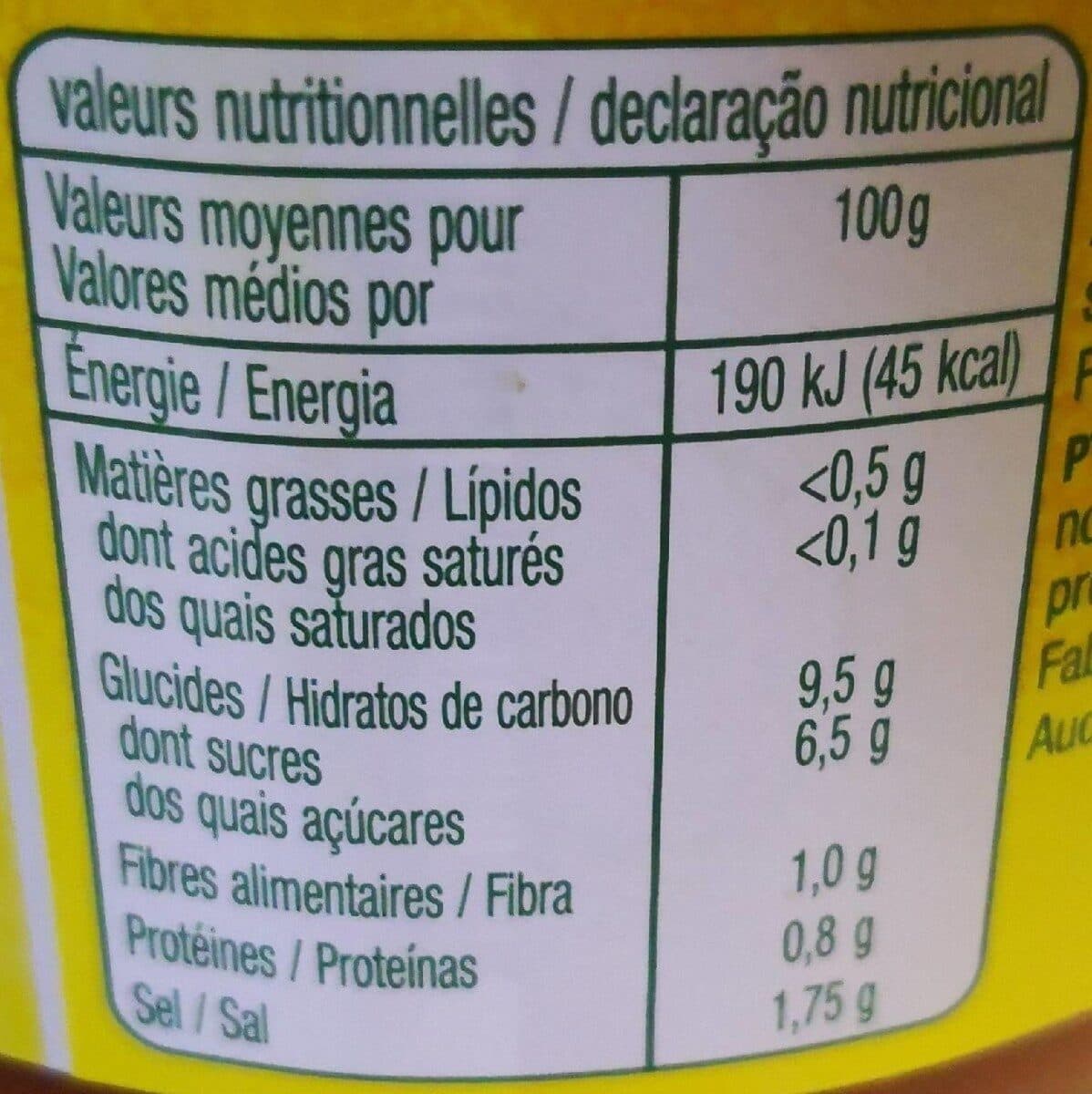 Auchan Salsa Médium packshot