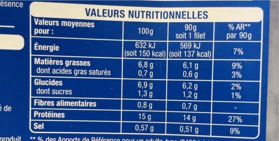 Auchan Filets de merlu blanc façon meunière packshot