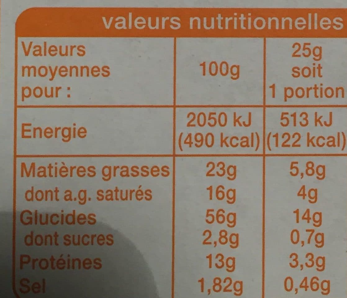 Auchan Mini-flûtes emmental packshot