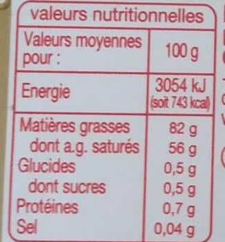 Auchan Beurre tendre doux packshot