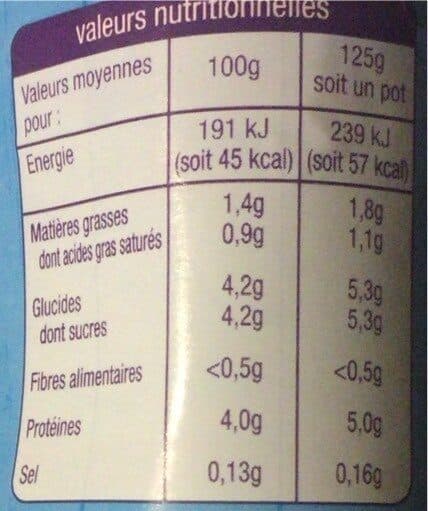 Auchan Yaourt naturetexture ferme packshot