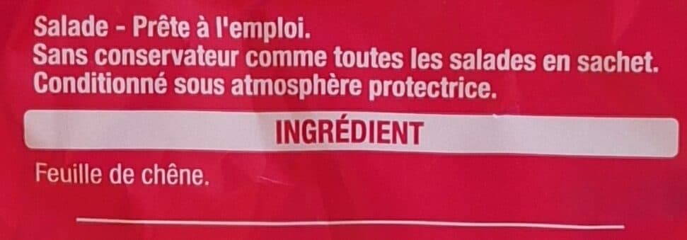 Auchan Feuille de chene packshot
