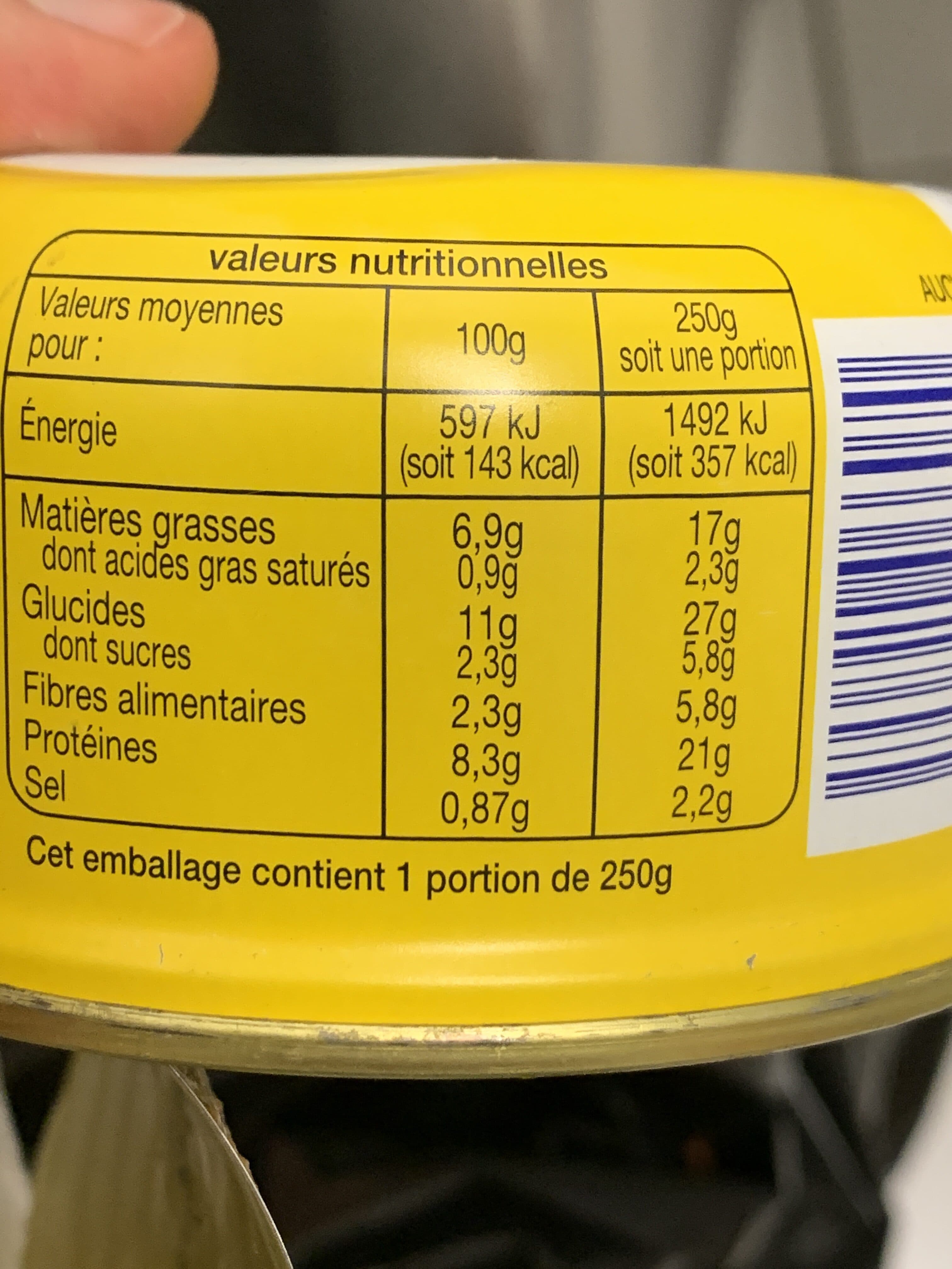 Auchan Salade de thon au blé packshot
