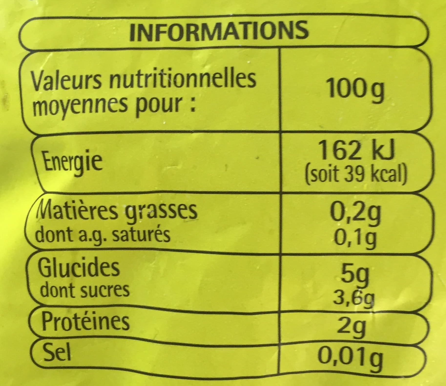 Auchan Haricots Verts Très Fins packshot