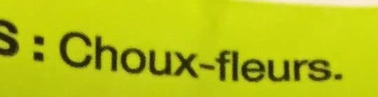 Auchan Choux-fleurs en fleurettes packshot
