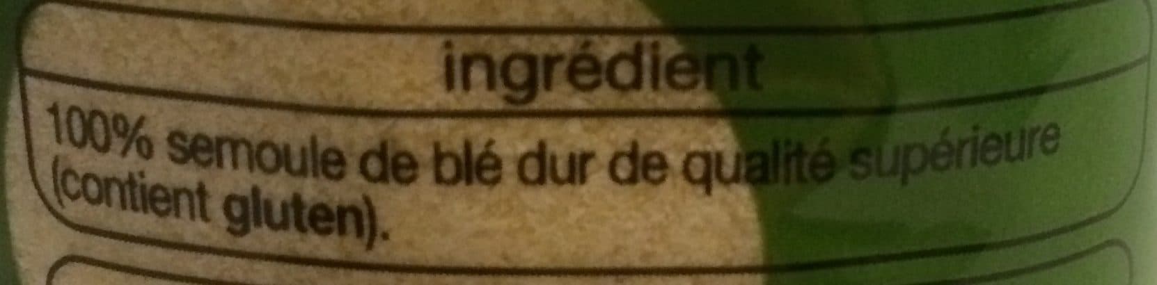 Auchan Semoule de ble dur moyenne packshot
