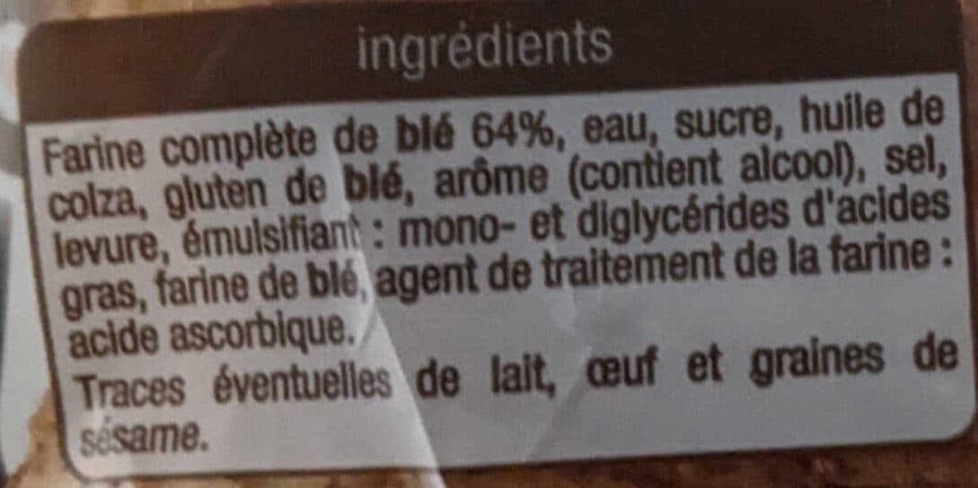 Auchan Pain de mie spécial sandwich Grandes Tranches completExtra moelleux packshot