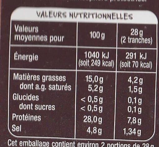 Auchan Prosciutto di San Daniele DOP packshot