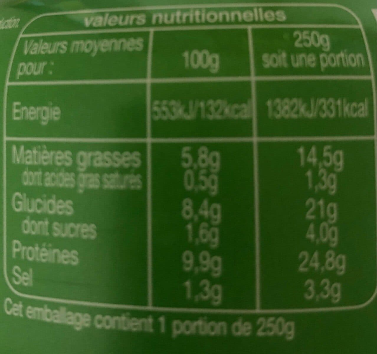 Auchan Salade de thon campagnarde packshot