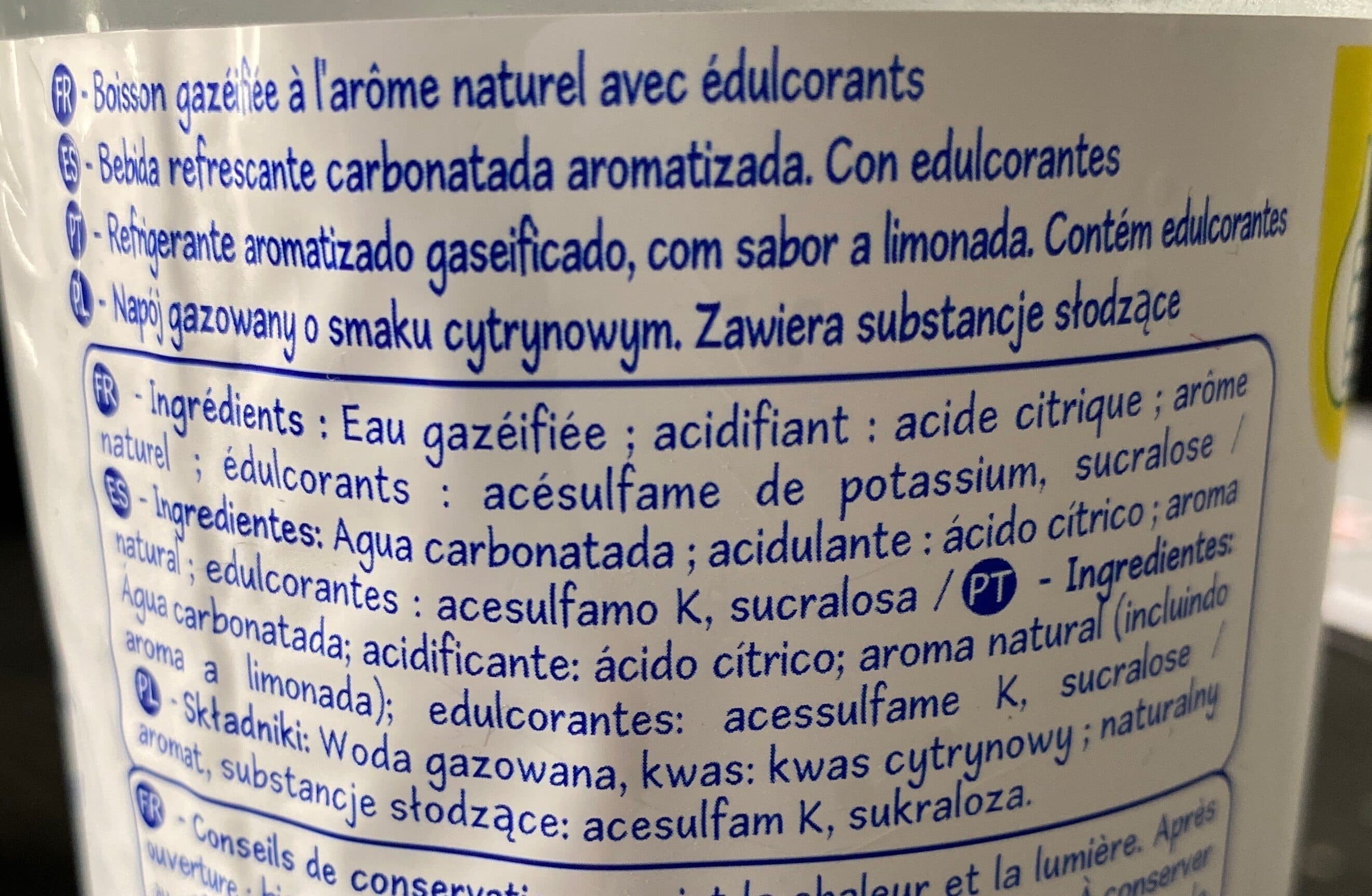 Auchan Limonade packshot