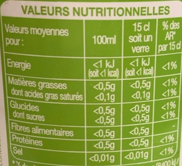 Auchan Limonade packshot