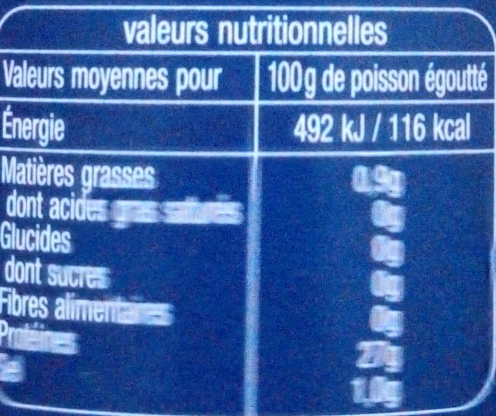 Auchan Thon Albacore en tranches au naturel packshot