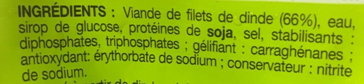 Auchan Blanc de Dinde x 4 tranches packshot