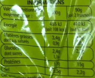 Auchan Blanc de Dinde x 4 tranches packshot