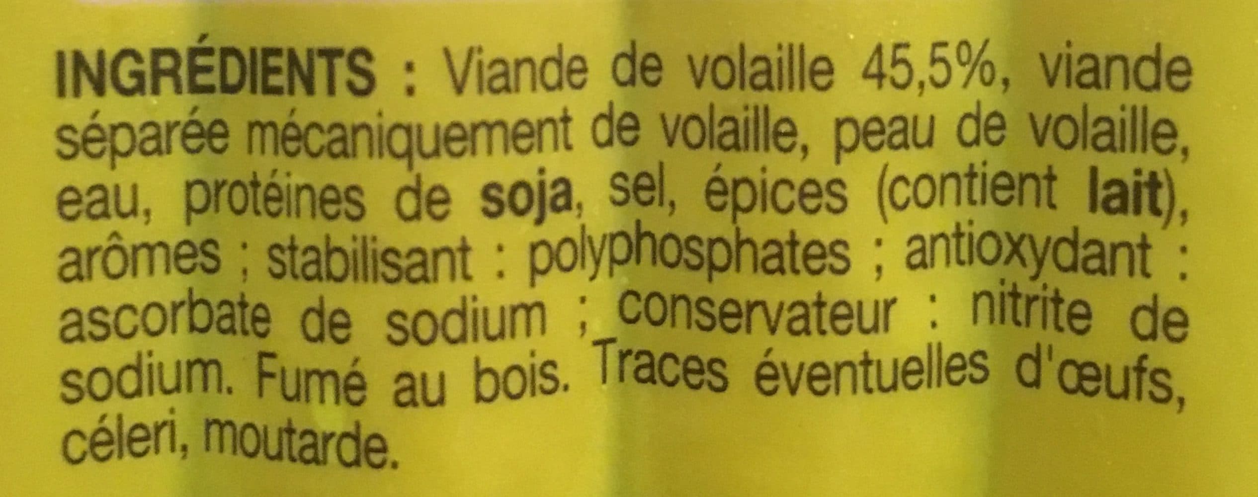 Auchan Knack volaille packshot