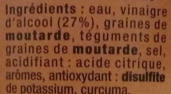 Auchan Moutarde à l'ancienne packshot