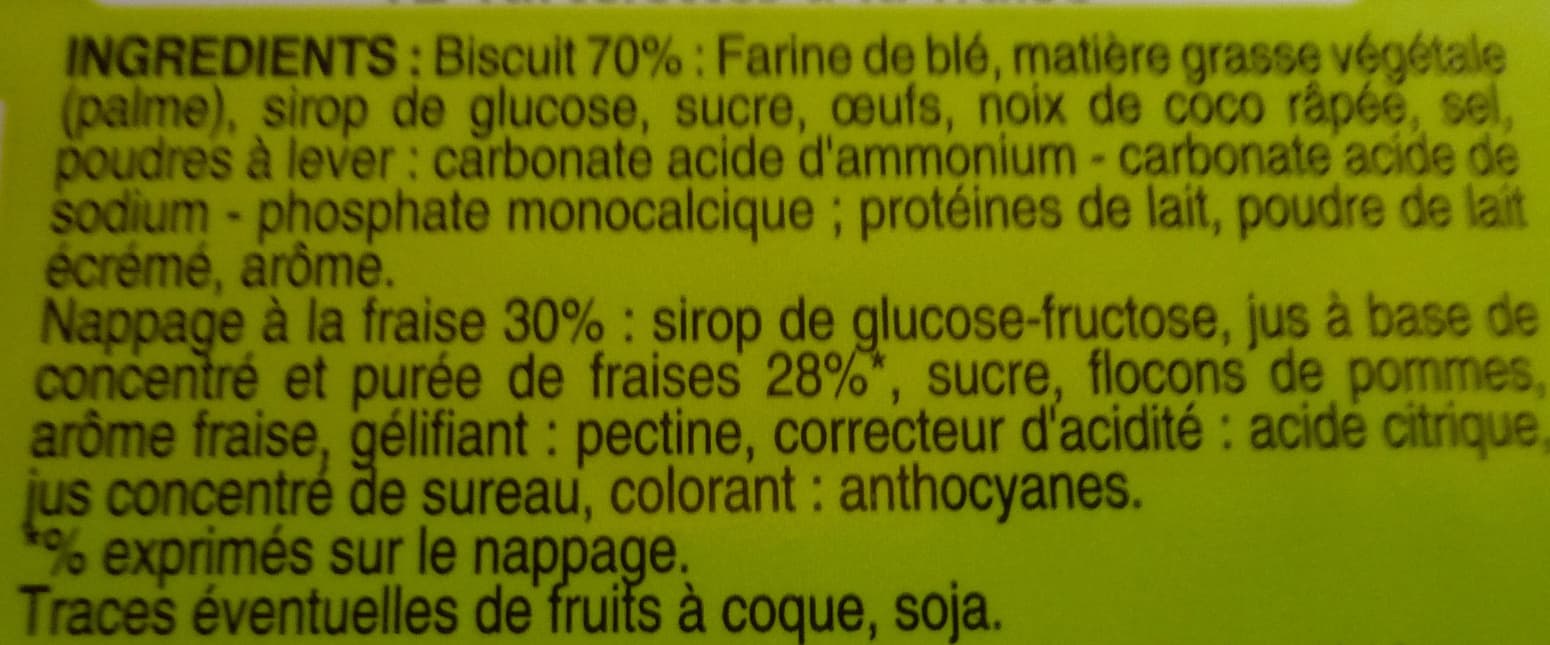 Auchan Tartelettes fraise packshot