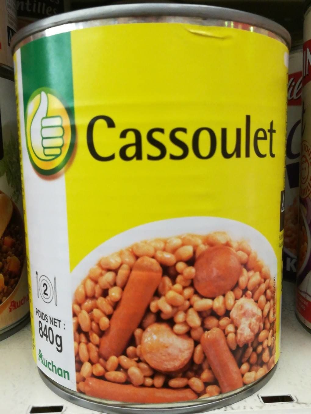 Auchan Cassoulet packshot