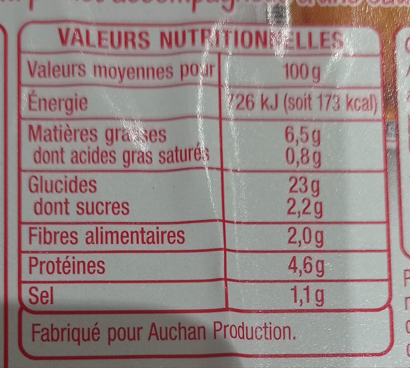 Auchan 4 nems au poulet sauce nuoc mam packshot