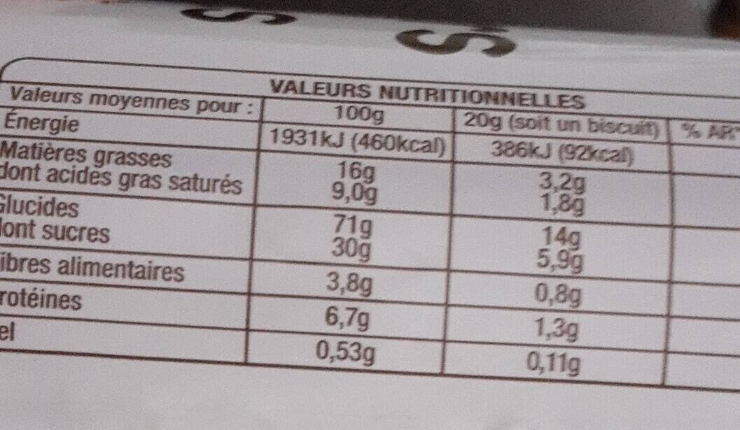 Auchan Gouters fourres goût chocolat packshot