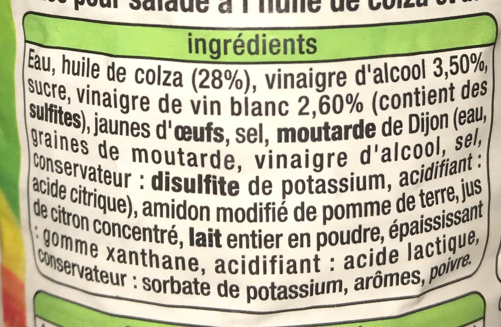 Auchan Sauce crudités nature packshot