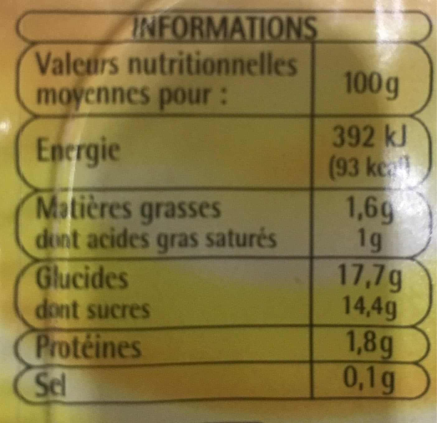 Auchan Crème dessert saveur vanille packshot