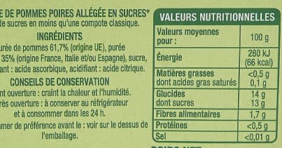 Auchan Pomme Poire packshot