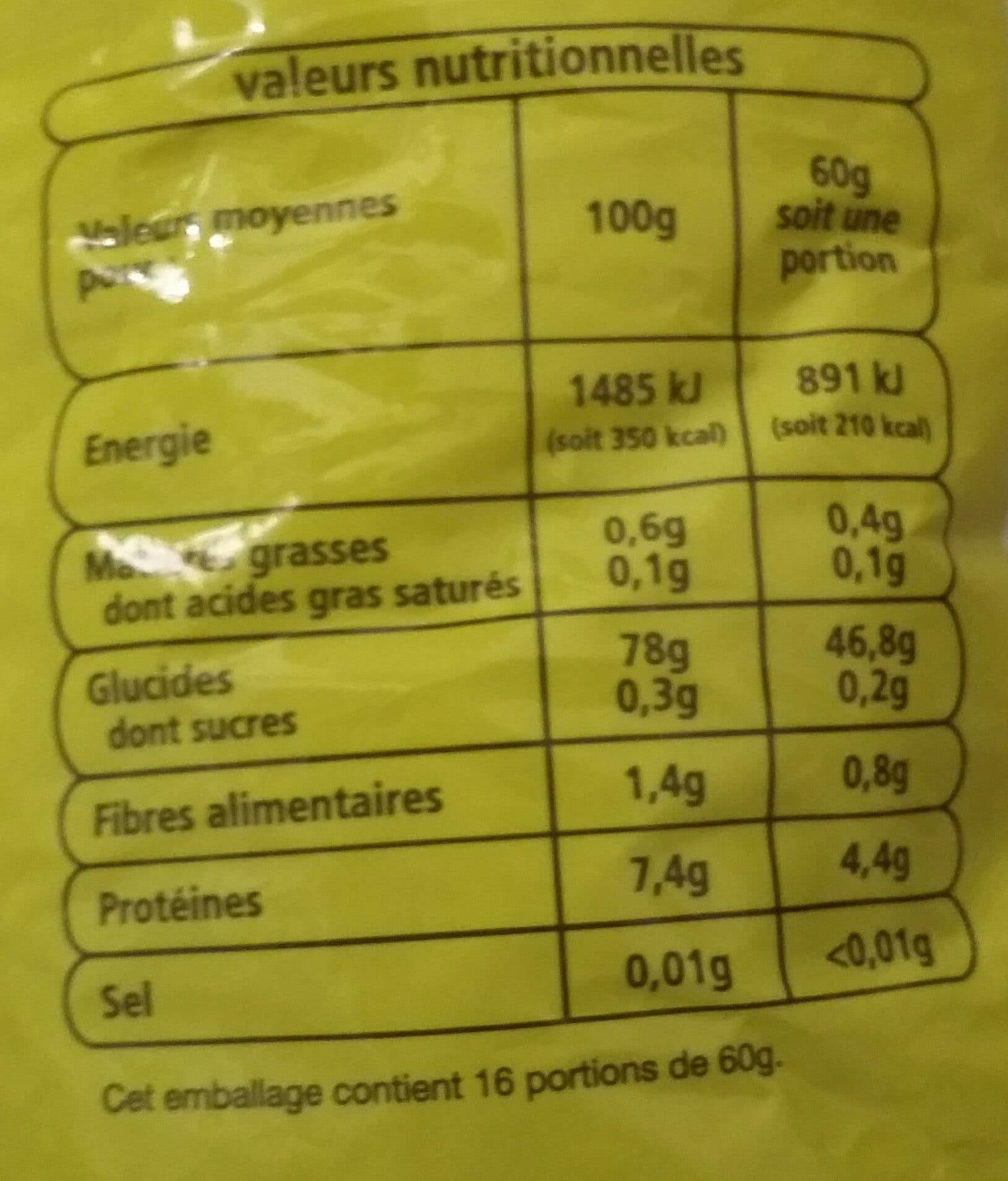 Auchan Riz Long Blanc packshot