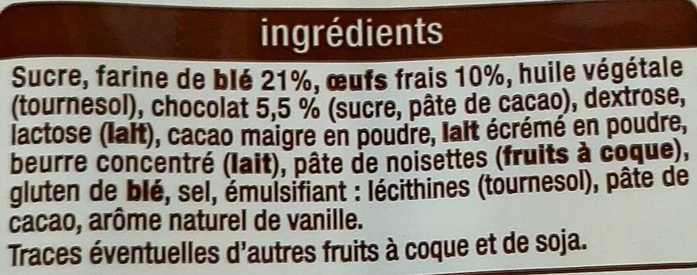 Auchan 8 crêpes Fourrage Chocolat packshot