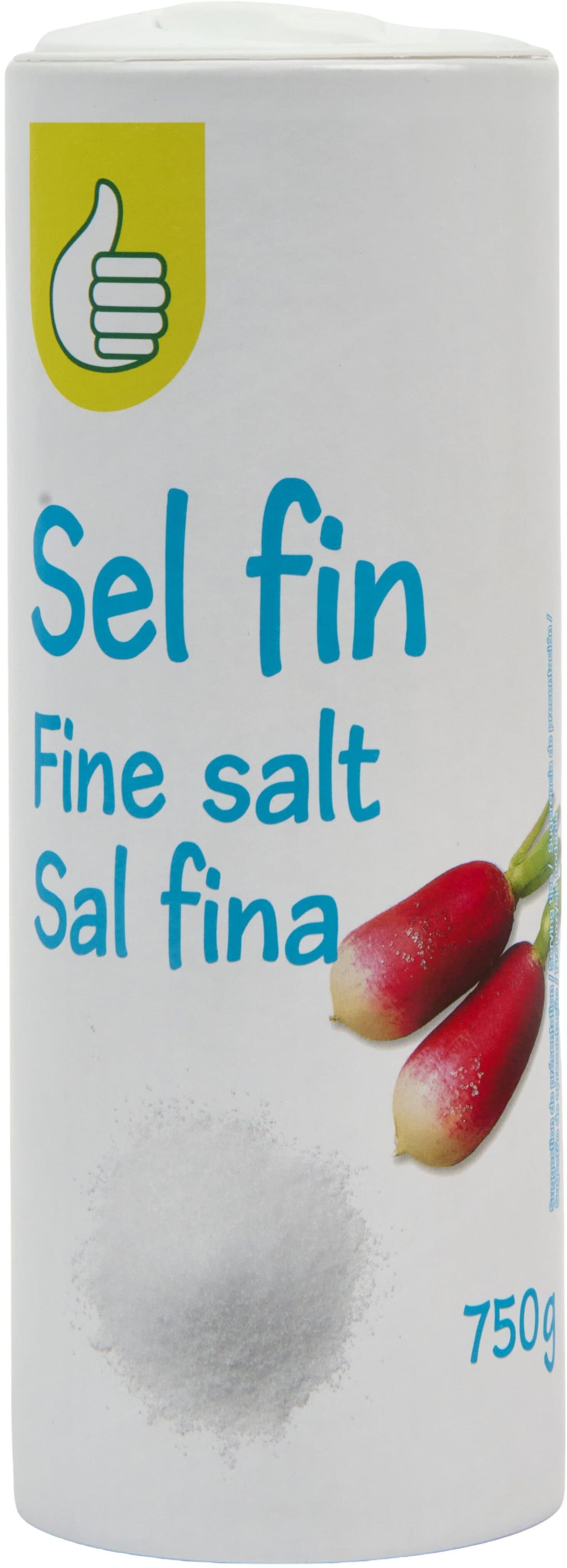 Auchan Sel fin packshot