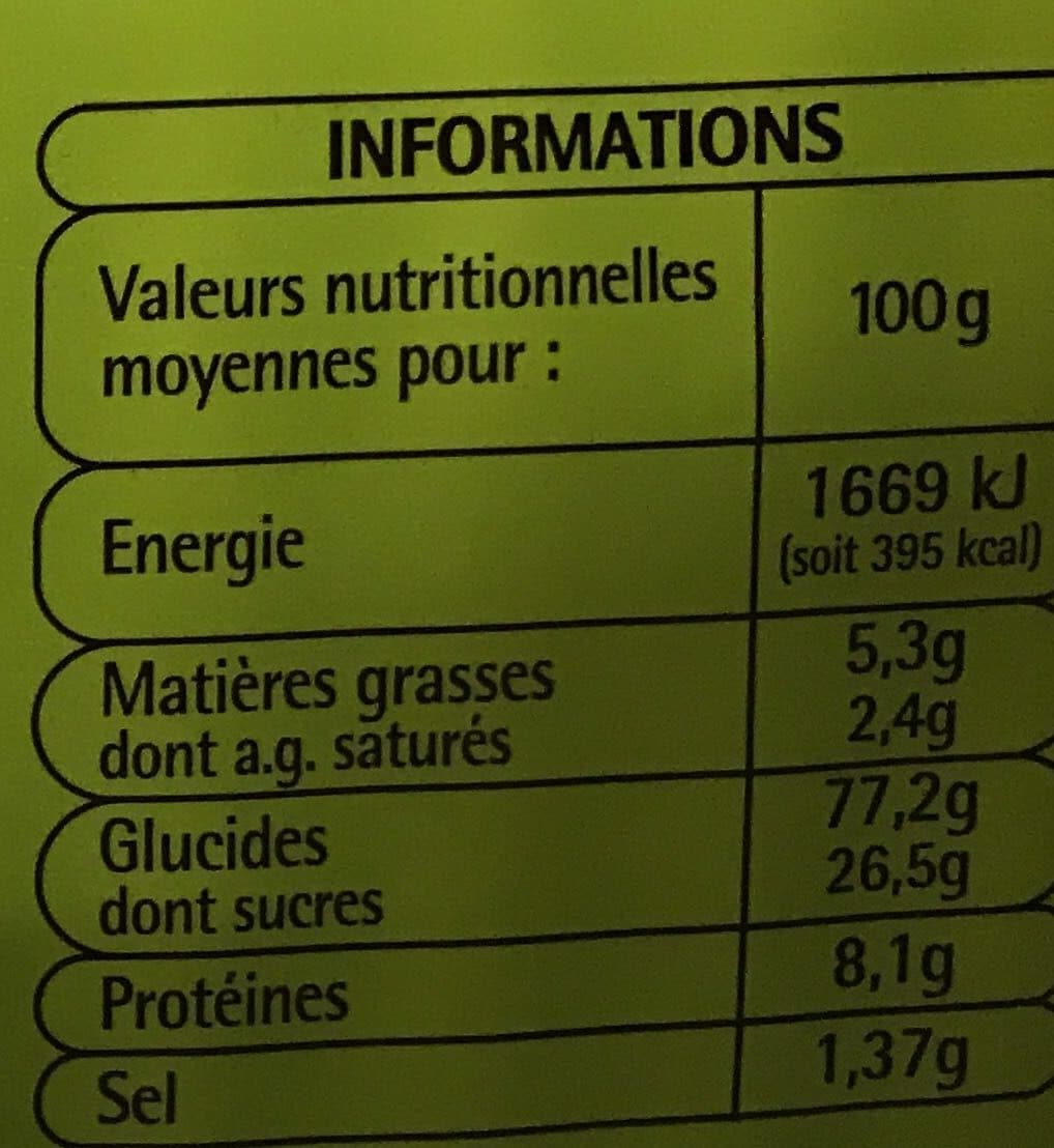 Auchan Biscuits petit Déj' packshot