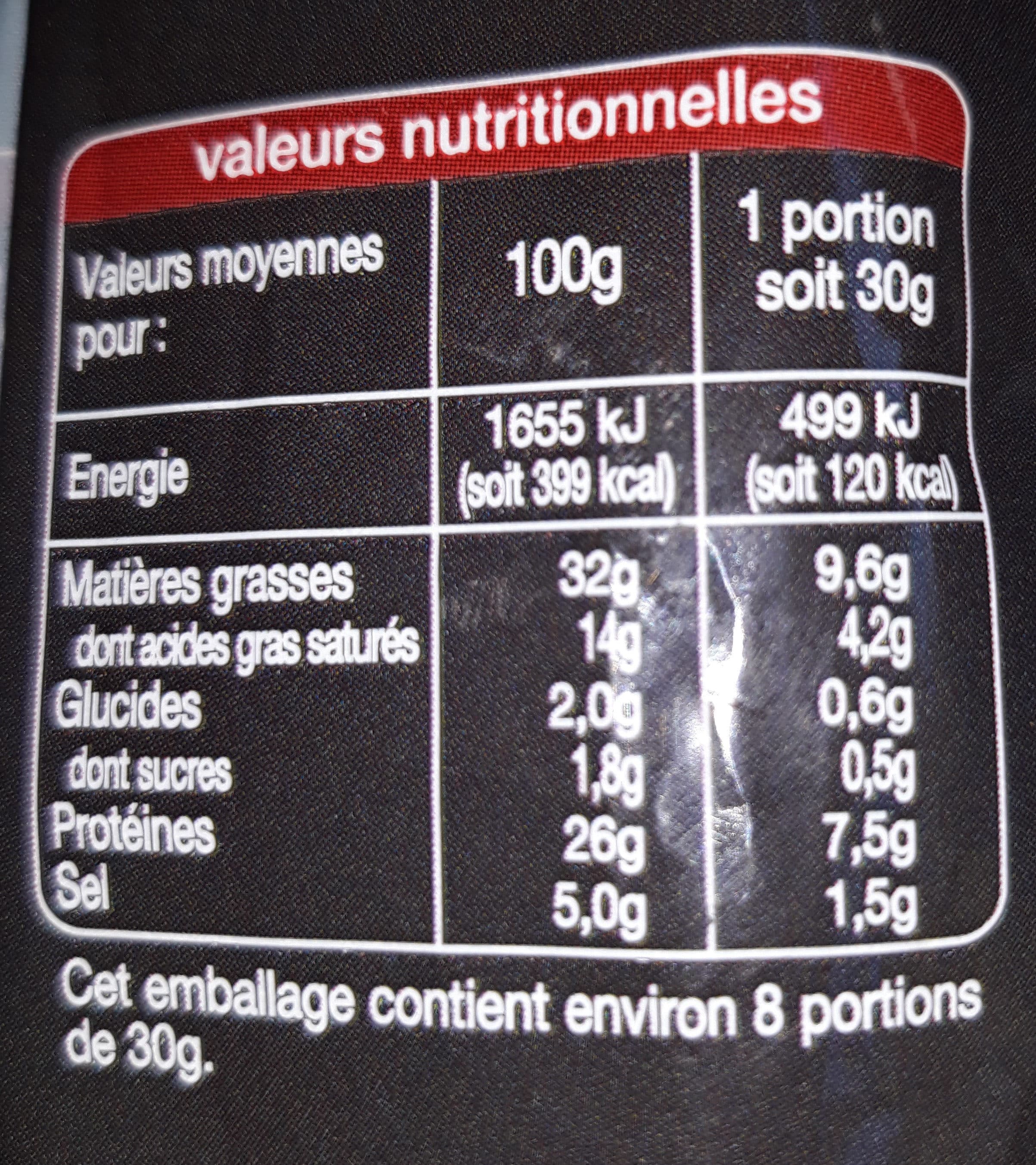 Auchan Saucisson sec pur porc packshot