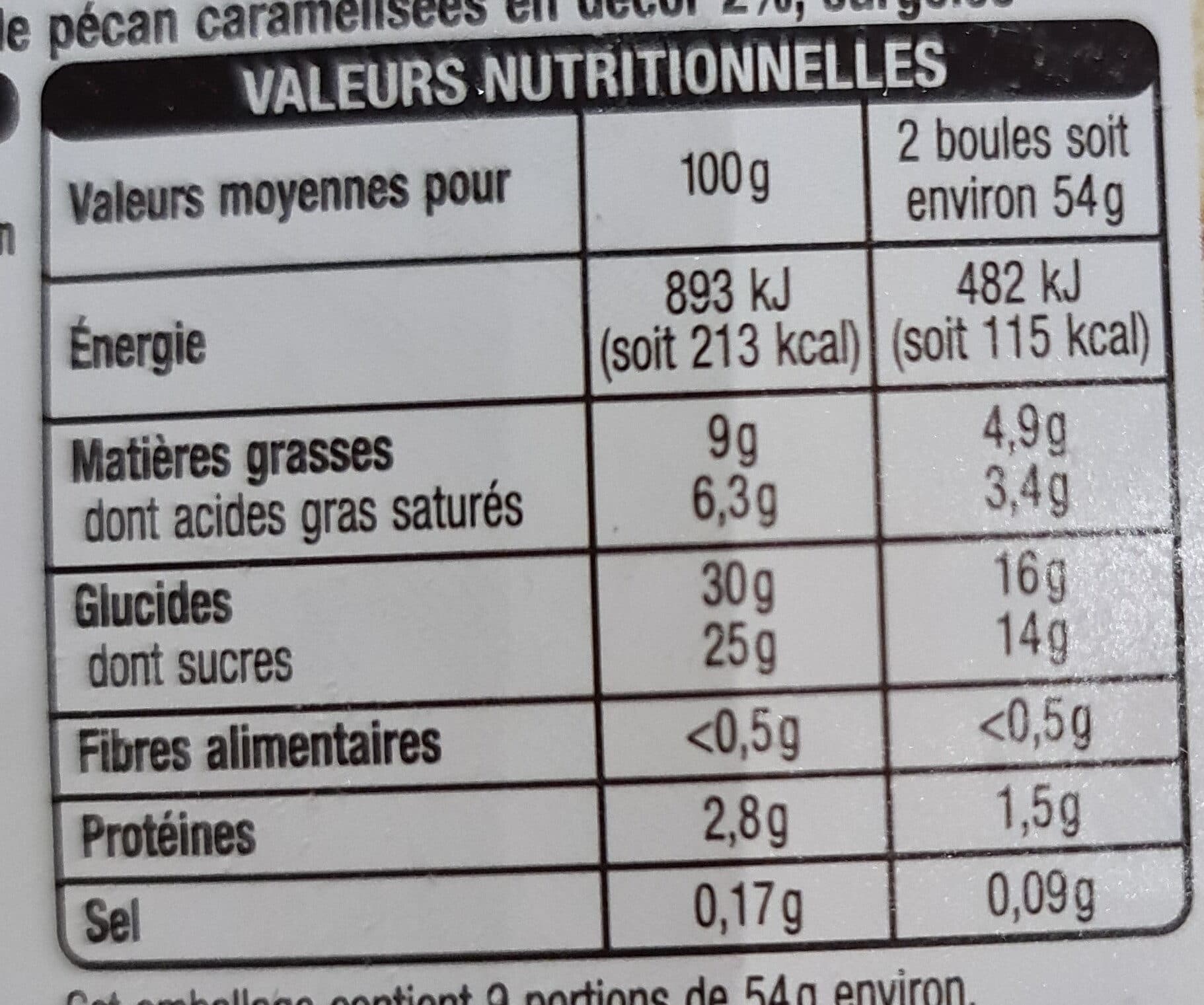 Auchan VanilleCaramelNoix de pécan caramélisées packshot