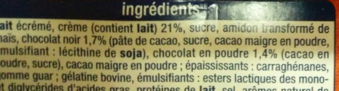 Auchan AUCHAN COEUR Liegeois au chocolat packshot