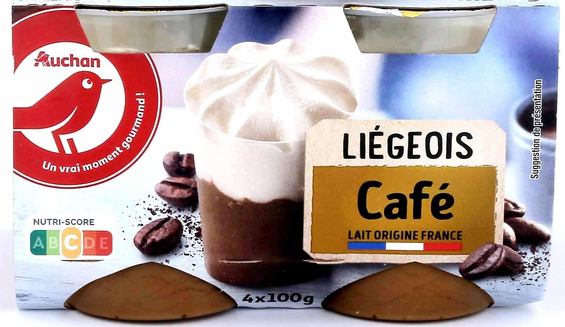 Auchan AUCHAN COEUR Liegeois au café packshot