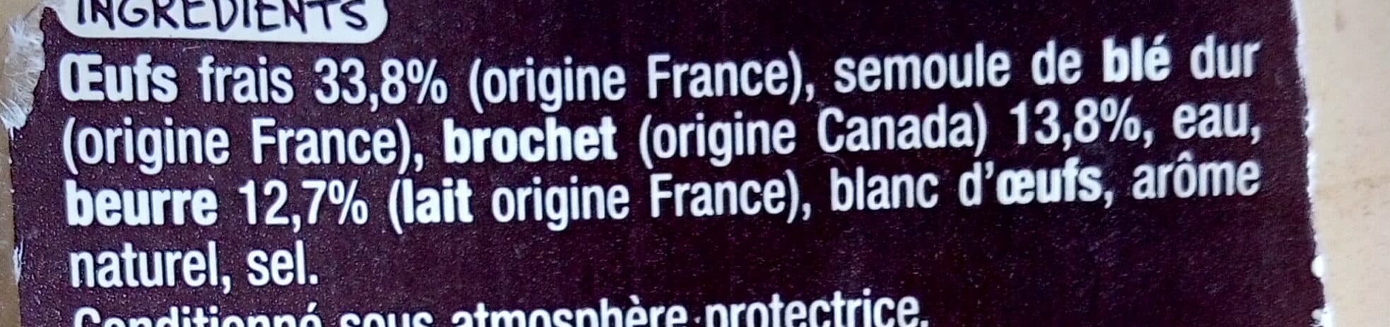 Auchan Quenelles de brochet à la lyonnaise, au beurre packshot