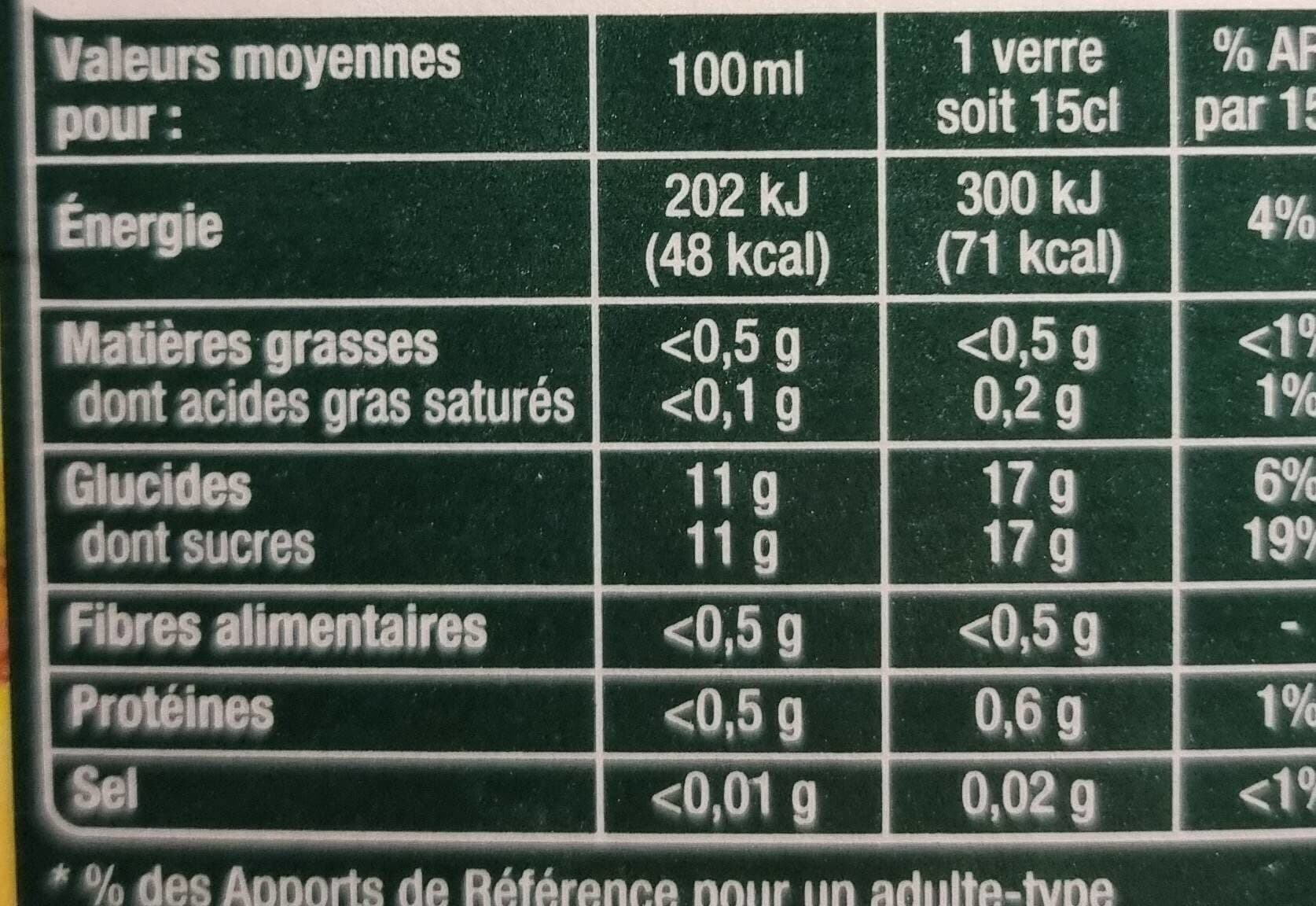 Auchan 100% pur jus pressé - ananas packshot