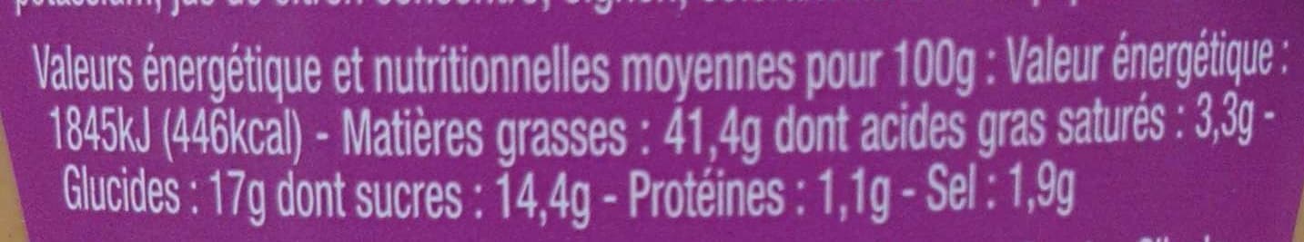 Auchan Sauce Burger packshot
